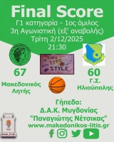 🏀 Επιστοφή στην έδρα μας και άλλη μια νίκη για την ομάδα μας